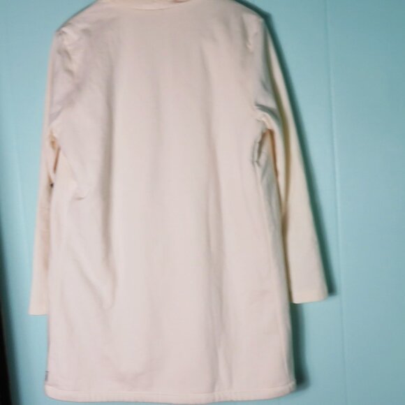 Eddie Bauer Car Coat White Jacket Women's Size L NWT - Picture 2 of 9